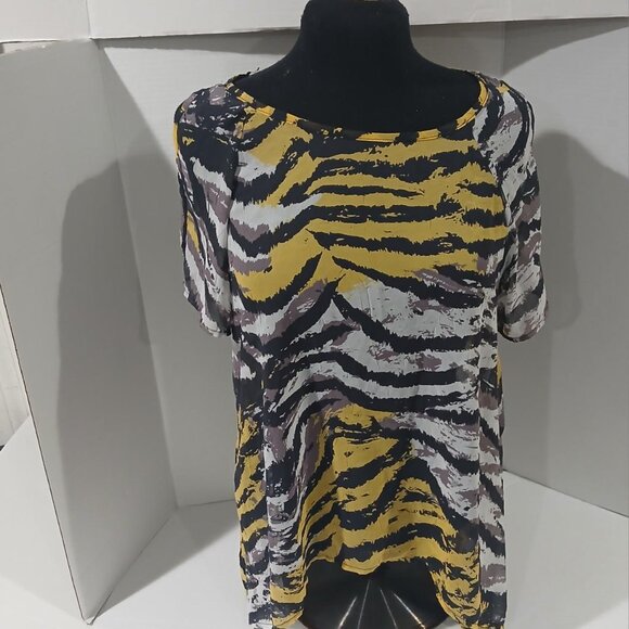 Forever 21 women's top sheer blouse size S/P. - Picture 6 of 12